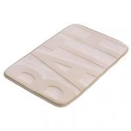 Килимок для ванної кімнати Bisk Basic 5 60х40 см бежевий