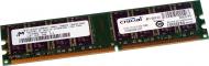 Оперативная память MICRON DDR SDRAM 1 GB (1x1GB) 400 MHz (CT12864Z40B)