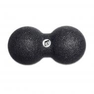 Массажный мяч EasyFit двойной DuoBall EPP черный 17х8 см