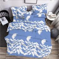 Комплект постельного белья двуспальный Y20933 BLUE синий Zastelli