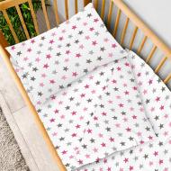 Комплект постільної білизни дитячий 60 різні зірки білий Zastelli Комплект постільної білизни дитячий 60 різні зірки білий Zastelli