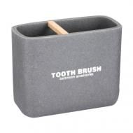 Стакан для зубных щеток Bisk DAKAR серый