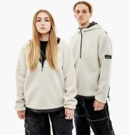 Пуховик Rains FLEECE PULLOVER HOODIE 1853-OffWhite р.M-L