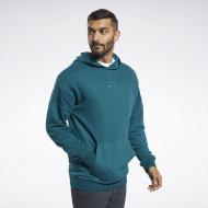 Джемпер Reebok TE MELANGE OTH HOOD FK6047 р. S зеленый