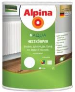 Эмаль Alpina акриловая для радиаторов Aqua Heizkorper белый глянец 0,3 л