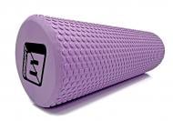 Ролик массажный EasyFit Foam Roller сиреневый 45 см