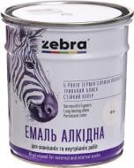 Эмаль ZEBRA алкидная ПФ-116 серия Акварель 811 белый мат 0,9 кг