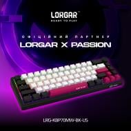 Клавиатура игровая LORGAR Wireless Mechanical Pro Black-Red (LRG-KBP70MW-BK-US)