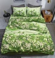 Комплект постельного белья евро 20-0938 Green Gold зеленый Zastelli