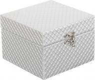 Шкатулка для украшений Рубчик 14x14x10 см
