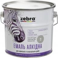 Эмаль ZEBRA алкидная ПФ-116 серия Акварель 816 светло-серый глянец 2,8 кг