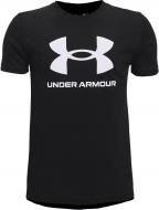 Футболка Under Armour UA SPORTSTYLE LOGO SS 1363282-001 р.SM черный