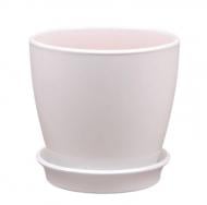 Горшок керамика ВК круглый глянец белый 1,8 л Shynkar&KO