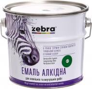 Эмаль ZEBRA алкидная ПФ-116 серия Акварель 834 светло-зеленый глянец 2,8 кг