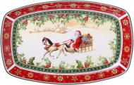 Блюдо овальне Lefard 22х35 см Christmas Collection