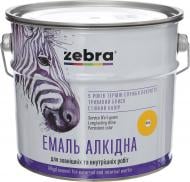 Эмаль ZEBRA алкидная ПФ-116 серия Акварель 855 ярко-желтый глянец 2,8 кг