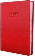 Щоденник датований червоний лінія Optima Nebraska A5 2021 O25233-03