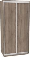 Шкаф-купе Виват В 126 ДОМ ДСП 120x60x240 мм дуб сонома трюфель двери / ДСП Шкаф-купе Виват В 126 ДОМ ДСП 120x60x240 мм дуб сонома трюфель двери / ДСП