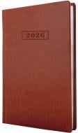 Щоденник датований коричневий лінія Optima Nebraska A5 2026 O25233-07 коричневий
