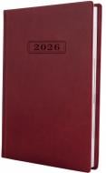Дневник датированный Optima Nebraska A5 2026 O25233-18 бордовый Дневник датированный Optima Nebraska A5 2026 O25233-18 бордовый