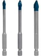 Набор сверл Bosch HEX-9 HardCeramic по керамограниту (5/6/8мм) 3 шт. 2608902312