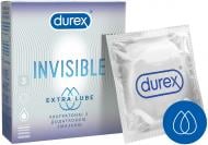 Презервативы Durex Invisible Extra Lube 3 шт.