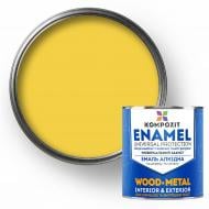 Эмаль Kompozit алкидная ПФ-115 желтый глянец 0,25 кг