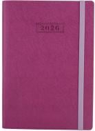 Дневник датированный линия Optima Cross A5 2026 O25235-12 сиреневый