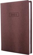 Дневник датированный коричневый металлик линия Optima Mink A5 2021 O25237-07