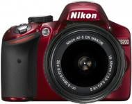 Фотоаппарат Nikon D3200 18-55mm VR II Kit red