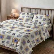 Комплект постельного белья евро 30-0193 Light Blue Gold молочный Zastelli Комплект постельного белья евро 30-0193 Light Blue Gold молочный Zastelli