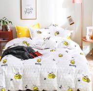 Комплект постельного белья евро BEE FRONT/BEE REVERSE зеленый Zastelli