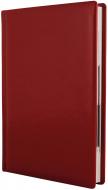 Дневник недатированный красный линия Optima Gloss A5 O25402-03