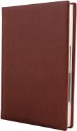 Дневник недатированный коричневый клетка Optima Lizard A5 O25403-07