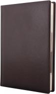 Дневник недатированный темно-коричневый клетка Optima Lizard A5 O25403-43