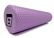 Ролик масажний EasyFit Foam Roller бузковий 60 см