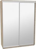 Шкаф-купе Виват В 166 ДОМ ДСП 160x60x240 мм дуб сонома двери / зеркало Шкаф-купе Виват В 166 ДОМ ДСП 160x60x240 мм дуб сонома двери / зеркало