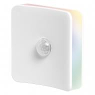 Нічник-розетка Ledvance Lunetta Square Sensor RGB+ 0,3 Вт білий