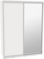 Шкаф-купе Виват В 166 ДОМ ДСП 160x60x240 мм белый двери / зеркало / ДСП Шкаф-купе Виват В 166 ДОМ ДСП 160x60x240 мм белый двери / зеркало / ДСП