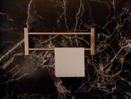 Полотенцесушитель электрический Elna Ладер Люкс 2 (210*530*75) полированное золото с диммером t