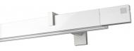 Комплект карнизу Quadrum Q-ART подвійний 17/160 см білий з білими гачками