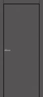 Дверное полотно ОМиС FLAT 01 B черная кромка (с фрезерованием п/з 96/85) ПГ 700 мм турмалин