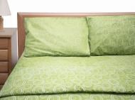 Комплект постільної білизни євро BUBBLE GREEN зелений Zastelli