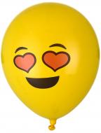 Набор воздушных шариков круглых Emoj Face 30 см в ассортименте 5 шт.