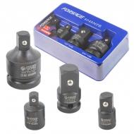 Набор переходников ударных Forsage 3/8"(F)×1/2"(M)1/2"(F)×3/8"(M)1/2"(F)×3/4"(M)3/4"(F)×1/2"(M) 4 шт. F-4048MPB