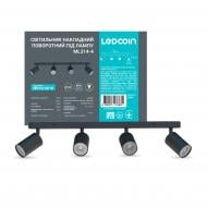 Светильник накладной поворотный LEDCOIN ML314-4 под лампу 4xGX10 черный 80380