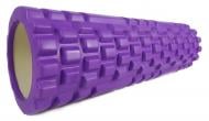 Ролик массажный EasyFit Grid Roller v2.1 фиолетовый 45 см