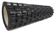 Ролик массажный EasyFit Grid Roller v2.1 черный 45 см