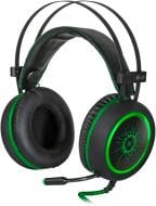 Гарнитура игровая Defender DeadFire G-530D black/green кабель 2,2 м. LED подсветка