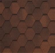 Битумная черепица MOSAIK 227 Nuanced Brown 3,45 кв.м